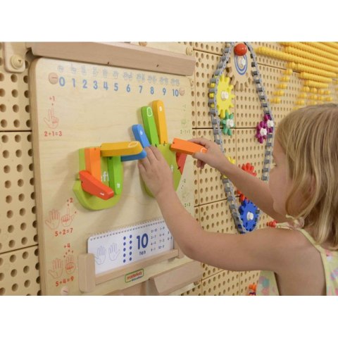Nauka Liczenia Tablica Edukacyjna Drewniana Masterkidz Interaktywna