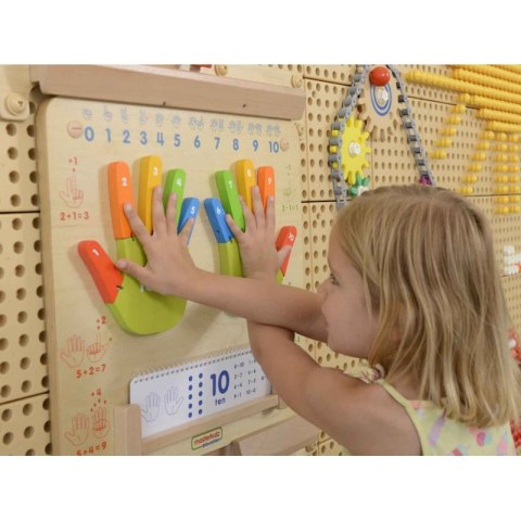 Nauka Liczenia Tablica Edukacyjna Drewniana Masterkidz Interaktywna