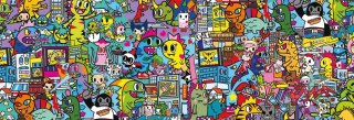 CLE puzzle 1000 Panorama Tokidoki 39568