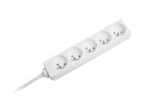 URZ3054-3B Przedłużacz sieciowy Rebel 5 gniazd, bez przełacznika, 3m (1,5mm)