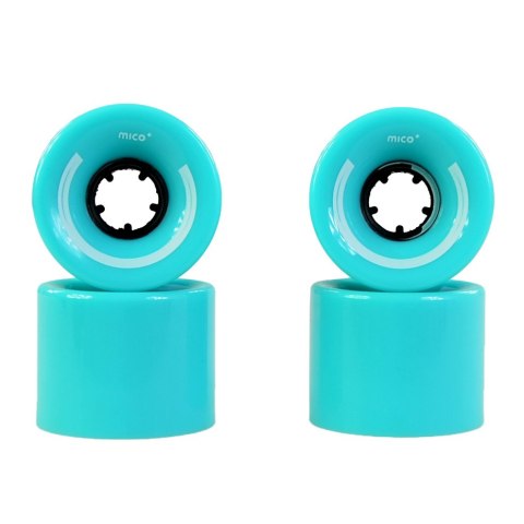 ND05_K3598 Kółka Mico do deskorolki plastikowej 60x45mm 4szt j.niebieski
