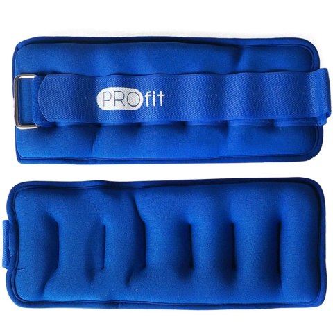 ND05_O0780 DK 3310 Obciążenia na ręce i nogi Profit Evolution 2x0,75kg niebieskie DK 3310