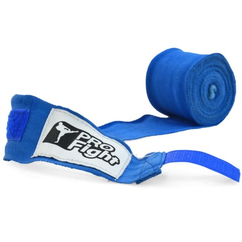 ND05_B6993 BANDAŻ BOKSERSKI PROFIGHT 4m niebieski