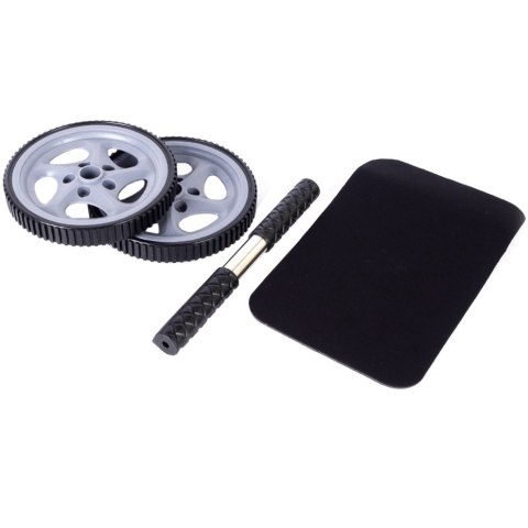 ND05_W0225 DK 3218N Wałek podwójny Profit z matą szaro-czarny DK 3218N