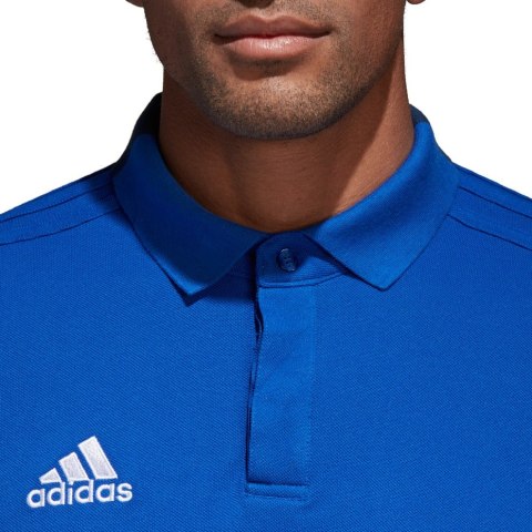 ND05_K5002-S CF4375 Koszulka męska adidas Condivo 18 Cotton Polo niebieska CF4375 r.S