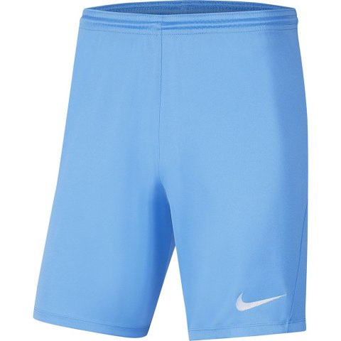 ND05_S6369-JR-XL BV6865 412 Spodenki dla dzieci Nike Dry Park III NB K jasnoniebieskie BV6865 412 r.XL