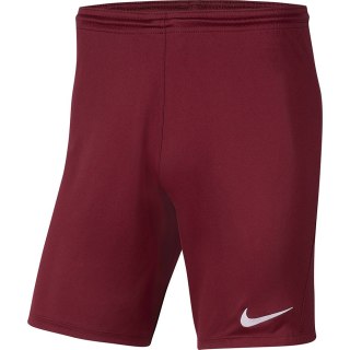 ND05_S6373-JR-XL BV6865 677 Spodenki dla dzieci Nike Dry Park III NB K bordowe BV6865 677 r.XL