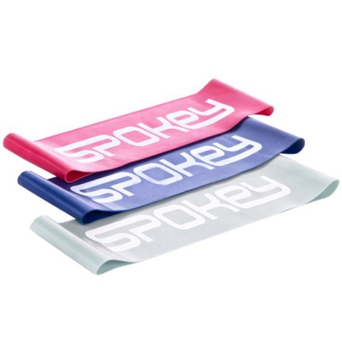 ND05_Z0526 921007 Zestaw mini gum Fitness Rubber Spokey 50x5 cm Flex Set 921007