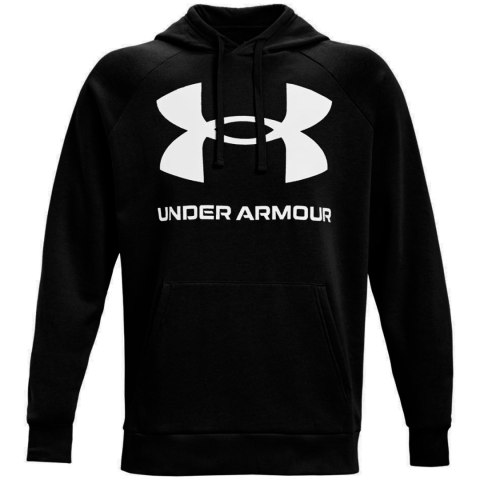ND05_B14798-XL 1357093 001 Bluza męska Under Armour Rival Fleece Big Logo HD czarna 1357093 001 r.XL