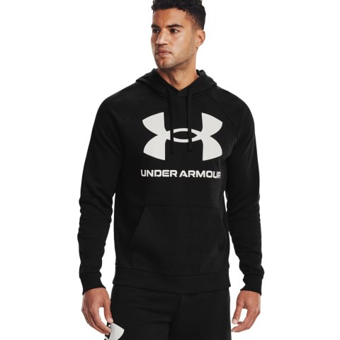 ND05_B14798-XL 1357093 001 Bluza męska Under Armour Rival Fleece Big Logo HD czarna 1357093 001 r.XL