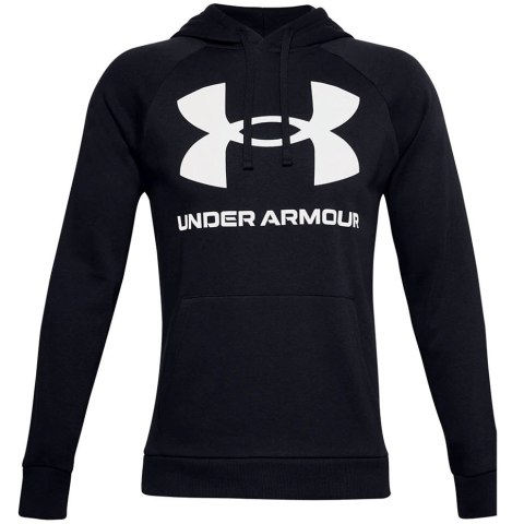 ND05_B14798-M 1357093 001 Bluza męska Under Armour Rival Fleece Big Logo HD czarna 1357093 001 r.M