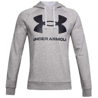 ND05_B14814-L 1357093 011 Bluza męska Under Armour Rival Fleece Big Logo Hd szara 1357093 011 r.L