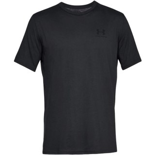 ND05_K8104-L 1326799-001 Koszulka męska Under Armour Sportstyle Left Chest SS czarna 1326799 001 r.L