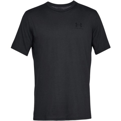 ND05_K8104-S 1326799-001 Koszulka męska Under Armour Sportstyle Left Chest SS czarna 1326799 001 r.S
