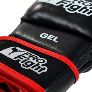 ND05_R2666-2XL Rękawice MMA Gloves Profight PU czarne r.2XL