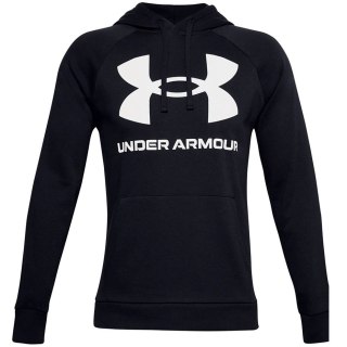 ND05_B14798-S 1357093 001 Bluza męska Under Armour Rival Fleece Big Logo HD czarna 1357093 001 r.S