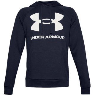 ND05_B14800-XL 1357093 410 Bluza męska Under Armour Rival Fleece Big Logo HD granatowa 1357093 410 r.XL