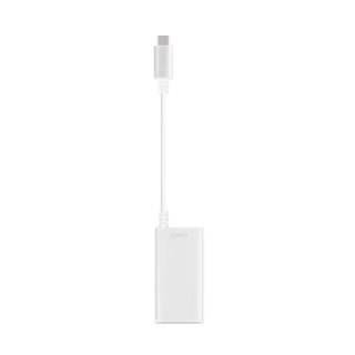 ND38_99MO084203 Moshi USB-C to Gigabit Ethernet Adapter - Aluminiowa przejściówka z USB-C na Gigabit Ethernet (srebrny)