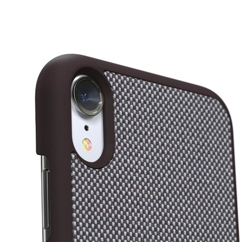ND38_E20294 Nordic Elements Saeson Idun - Materiałowe etui iPhone XR (Dark Brown Pattern 1)