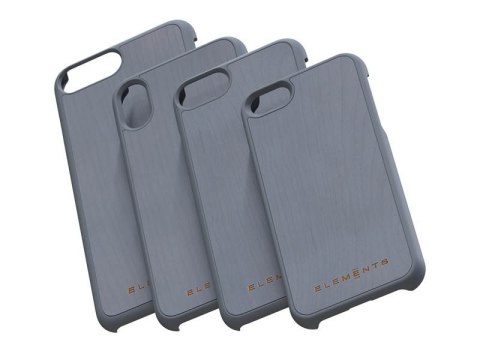 ND38_E20307 Nordic Elements Original Gefion - Drewniane etui iPhone Xs Max (Mid Grey)
