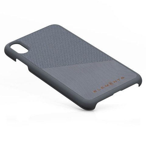 ND38_E20309 Nordic Elements Original Hel - Drewniane etui iPhone Xs Max (Mid Grey)
