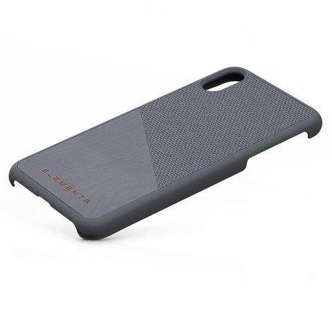 ND38_E20309 Nordic Elements Original Hel - Drewniane etui iPhone Xs Max (Mid Grey)