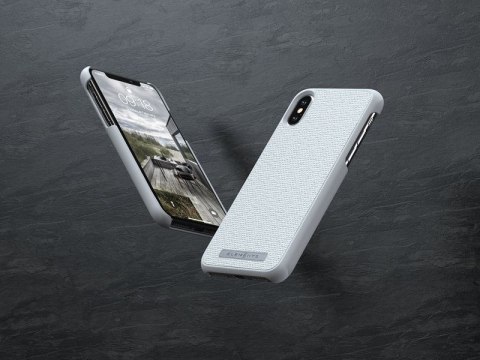 ND38_E20310 Nordic Elements Original Idun - Materiałowe etui iPhone Xs Max (Light Grey)