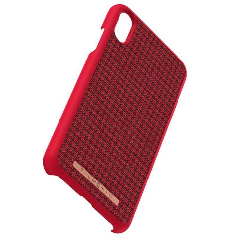ND38_E20312 Nordic Elements Saeson Idun - Materiałowe etui iPhone Xs Max (Red)