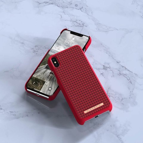 ND38_E20312 Nordic Elements Saeson Idun - Materiałowe etui iPhone Xs Max (Red)