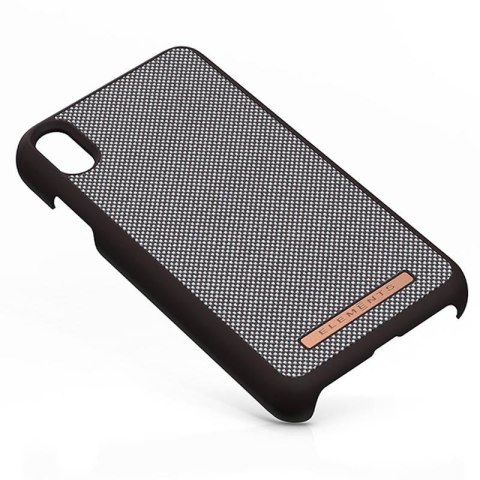 ND38_E20314 Nordic Elements Saeson Idun - Materiałowe etui iPhone Xs Max (Dark Brown)