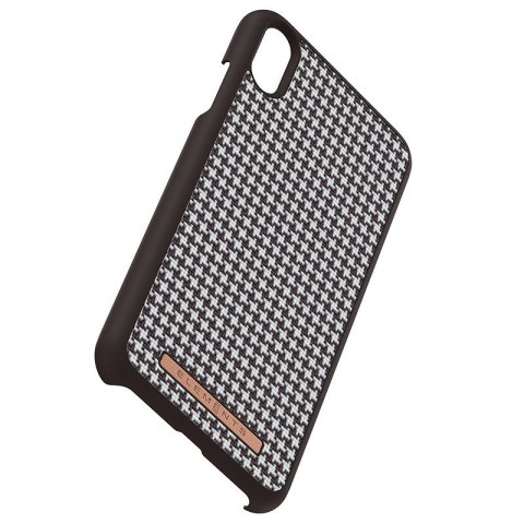 ND38_E20315 Nordic Elements Saeson Idun - Materiałowe etui iPhone Xs Max (Dark Brown)