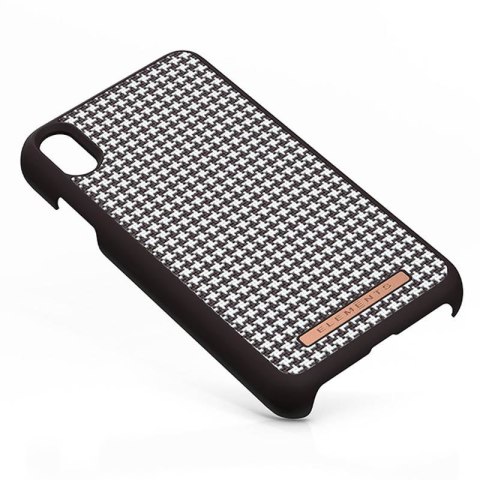 ND38_E20315 Nordic Elements Saeson Idun - Materiałowe etui iPhone Xs Max (Dark Brown)