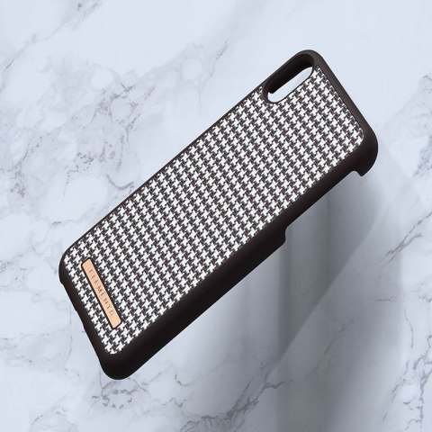 ND38_E20315 Nordic Elements Saeson Idun - Materiałowe etui iPhone Xs Max (Dark Brown)