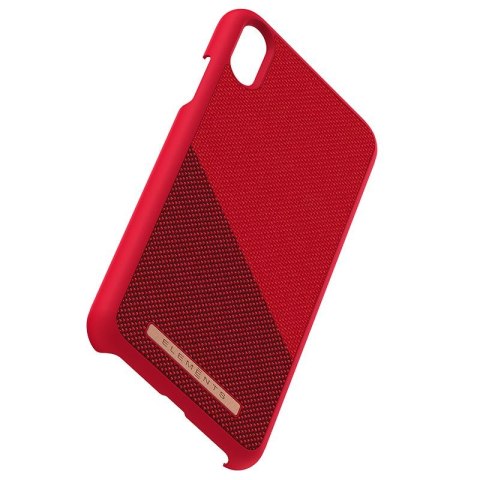 ND38_E20316 Nordic Elements Saeson Freja - Materiałowe etui iPhone Xs Max (Red)