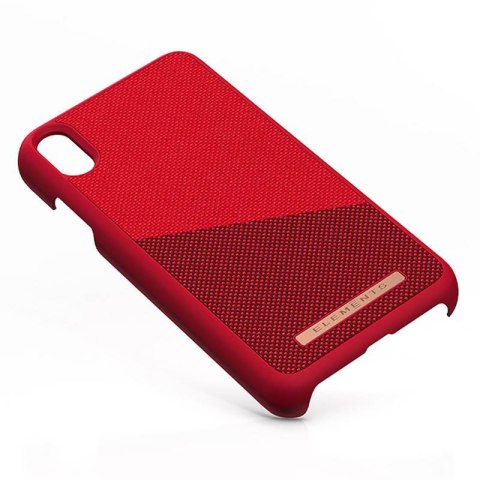 ND38_E20316 Nordic Elements Saeson Freja - Materiałowe etui iPhone Xs Max (Red)