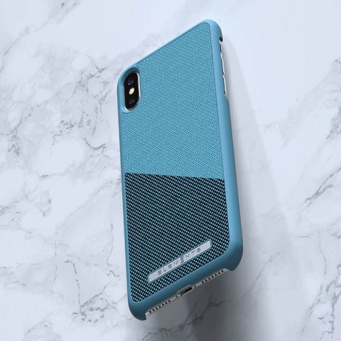 ND38_E20317 Nordic Elements Saeson Freja - Materiałowe etui iPhone Xs Max (Petrol)