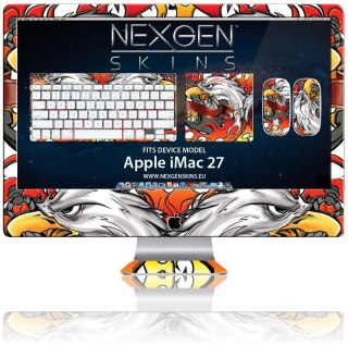 ND38_IMAC270009 Nexgen Skins - Zestaw skórek na obudowę z efektem 3D iMac 27 (Iron Eagle 3D)