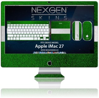 ND38_IMAC270026 Nexgen Skins - Zestaw skórek na obudowę z efektem 3D iMac 27 (On the Field 3D)