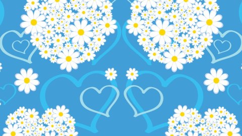 ND38_IMAC270030 Nexgen Skins - Zestaw skórek na obudowę z efektem 3D iMac 27 (Hearts and Daisies 3D)