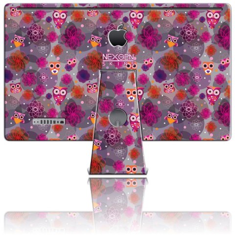 ND38_IMAC270032 Nexgen Skins - Zestaw skórek na obudowę z efektem 3D iMac 27 (Owlettes 3D)