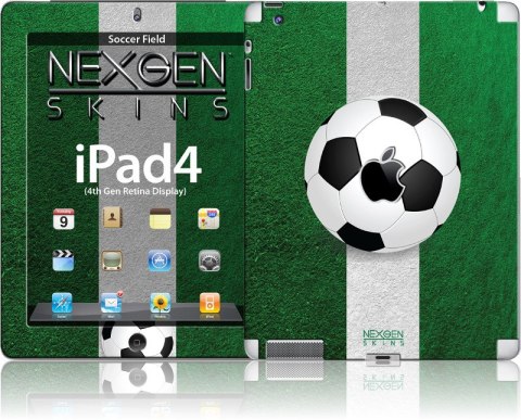 ND38_IPAD40031 Nexgen Skins - Zestaw skórek na obudowę z efektem 3D iPad 2/3/4 (Soccer Field 3D)