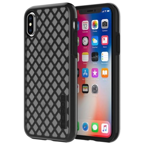 ND38_IPH-1636-BLK Incipio DualPro Sport - Etui iPhone X (ciemny przezroczysty)
