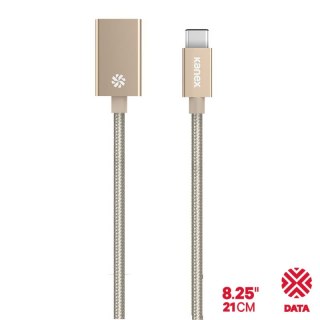 ND38_KU3CAPV1-GD Kanex przejściówka DuraBraid Aluminium z USB-C na USB 3.0 typ A (Gold)
