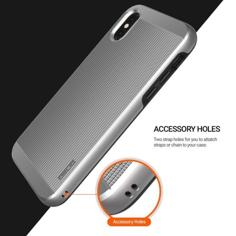 ND38_OBIPXSM-03 Obliq Slim Meta - Etui iPhone Xs / X (Satin Silver)