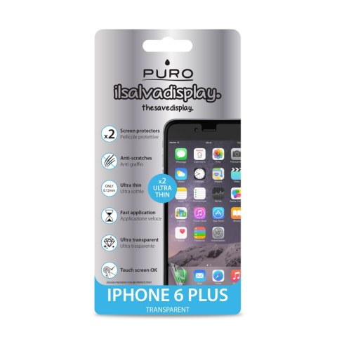 ND38_SDIPHONE655 PURO Dwie folie na ekran - iPhone 6s Plus / iPhone 6 Plus