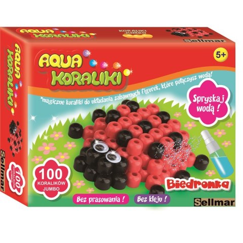 ND38_A204 Aqua Koraliki biedronka