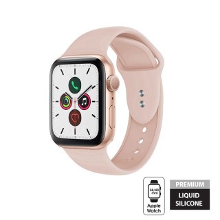 ND38_CRG-40LQB-PSN Crong Liquid Band - Pasek do Apple Watch 38/40 mm (piaskowy róż)