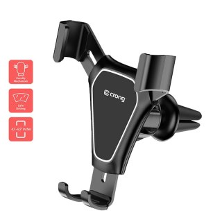 ND38_CRG-CH4-BLK Crong Gravity Auto-Clip Car Holder - Uchwyt samochodowy grawitacyjny do telefonu 4 7?- 6 5? (czarny)