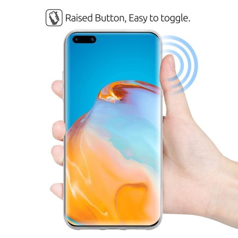 ND38_CRG-CRSLIM-HP40P-TRS Crong Crystal Slim Cover - Etui Huawei P40 Pro (przezroczysty)