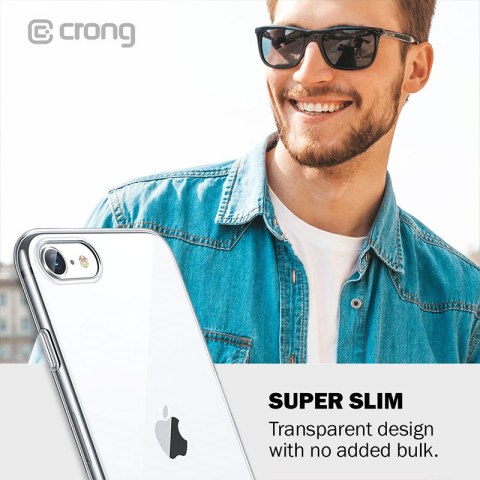 ND38_CRG-CRSLIM-IP87 Crong Crystal Slim Cover - Etui iPhone SE 2020 / 8 / 7 (przezroczysty)